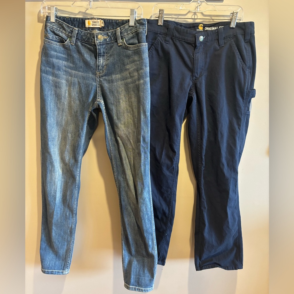 Carhartt Women’s Jeans in Denim and Navy